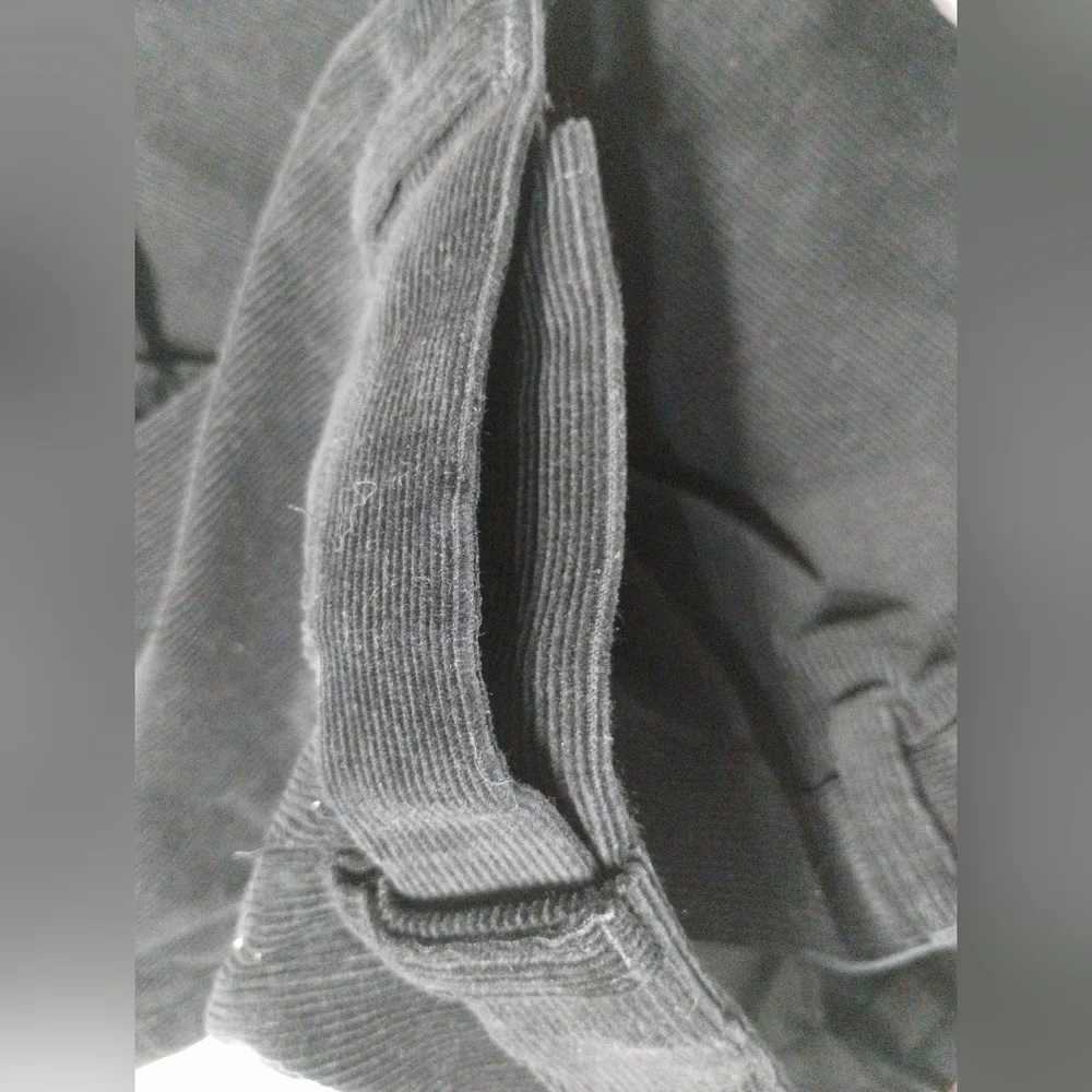 Men's Black Corduroy Pants (34X30)